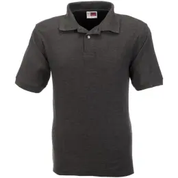 Mens Boston Golf Shirt Charcoal